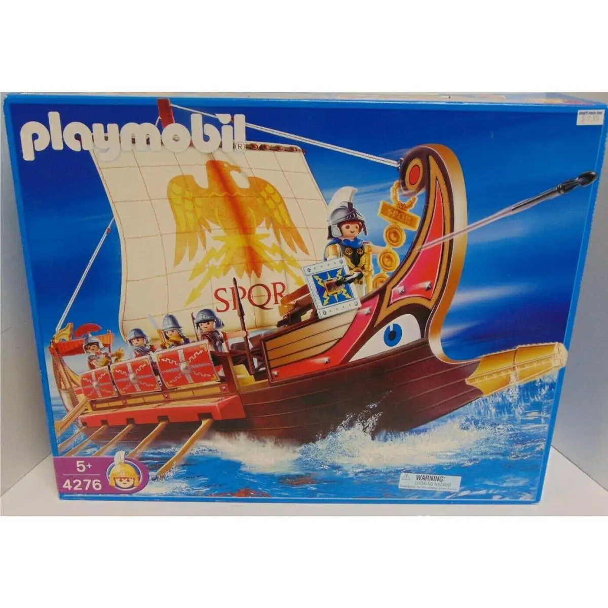 Playmobil 4276 Roman Warriors Ship 2006 Rare Nrfb