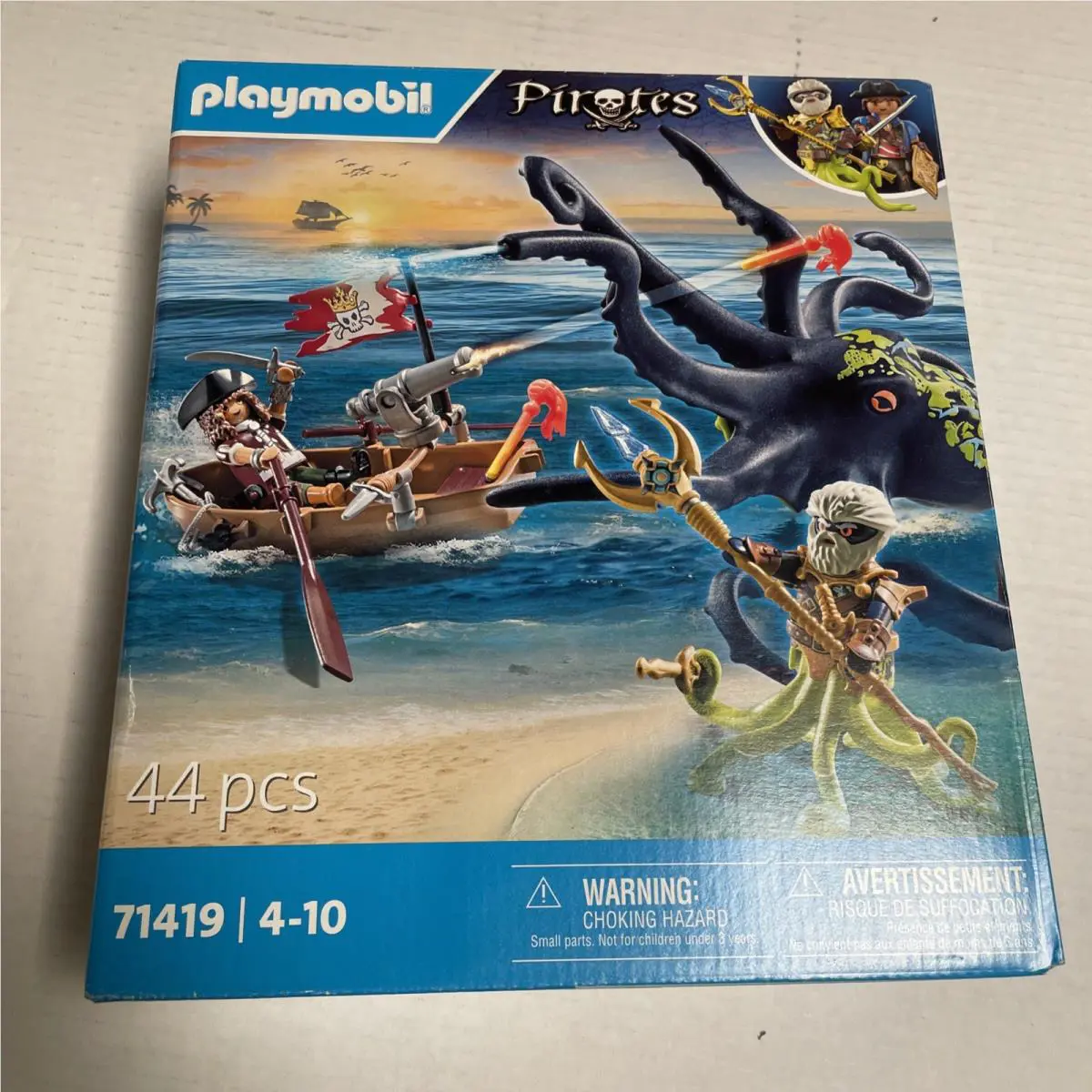 Playmobil 71419 Pirates: Battle with The Giant Octopus Pirates Vs. Deepers Oct