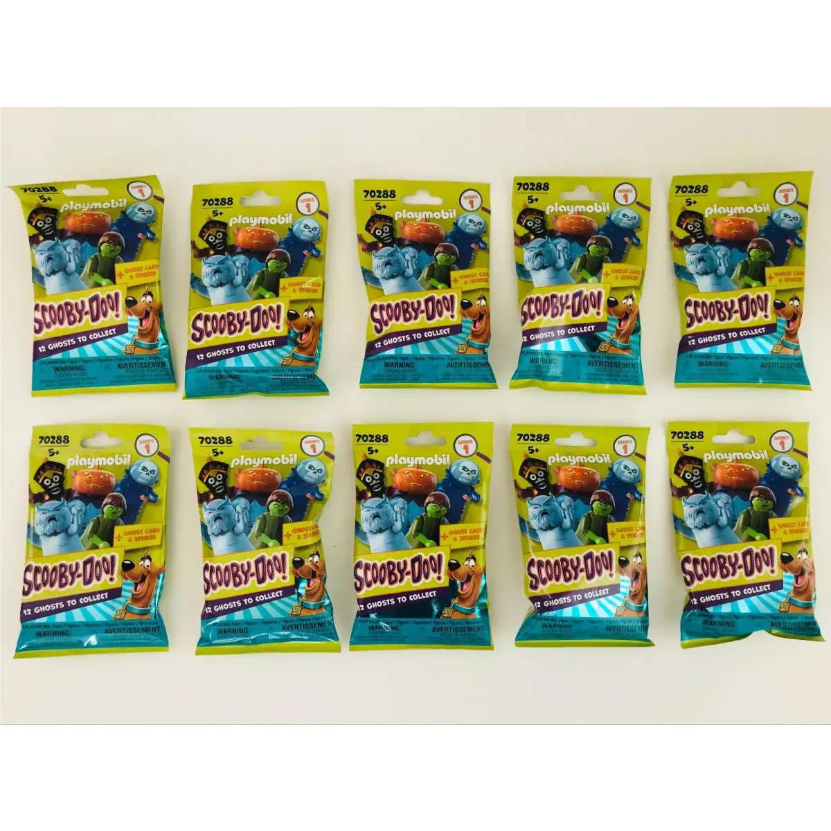 10 Playmobil Scooby-doo Ghost Monster Mystery Figures - Halloween / Party Favor