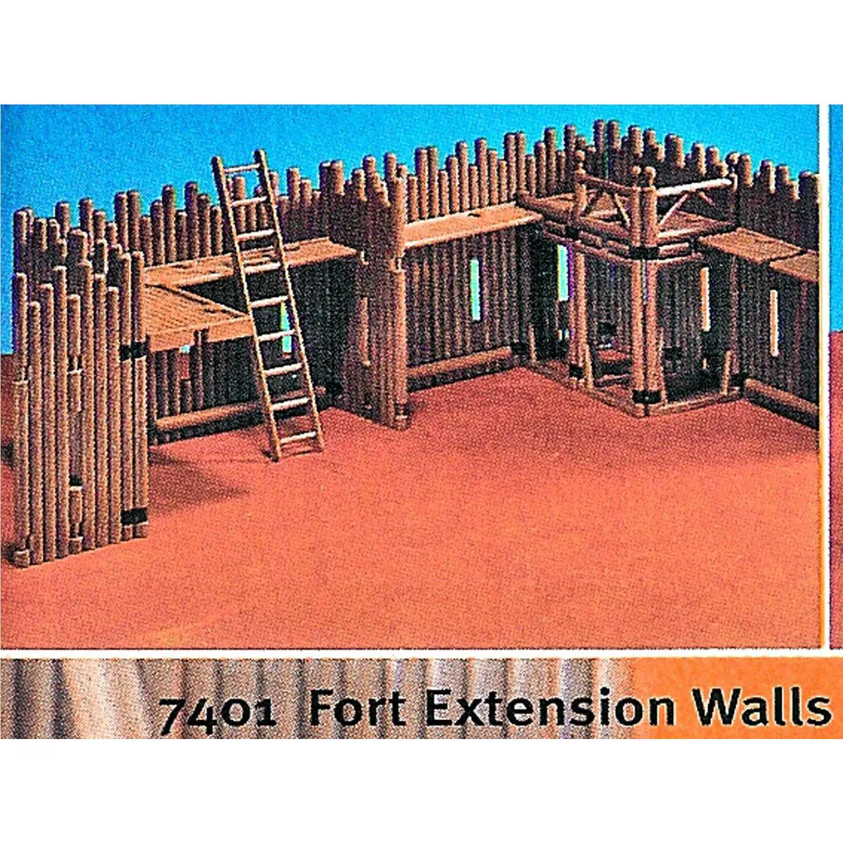 Playmobil 7401 Vintage Western Stockade Fort Extension Set - Mint in Bag