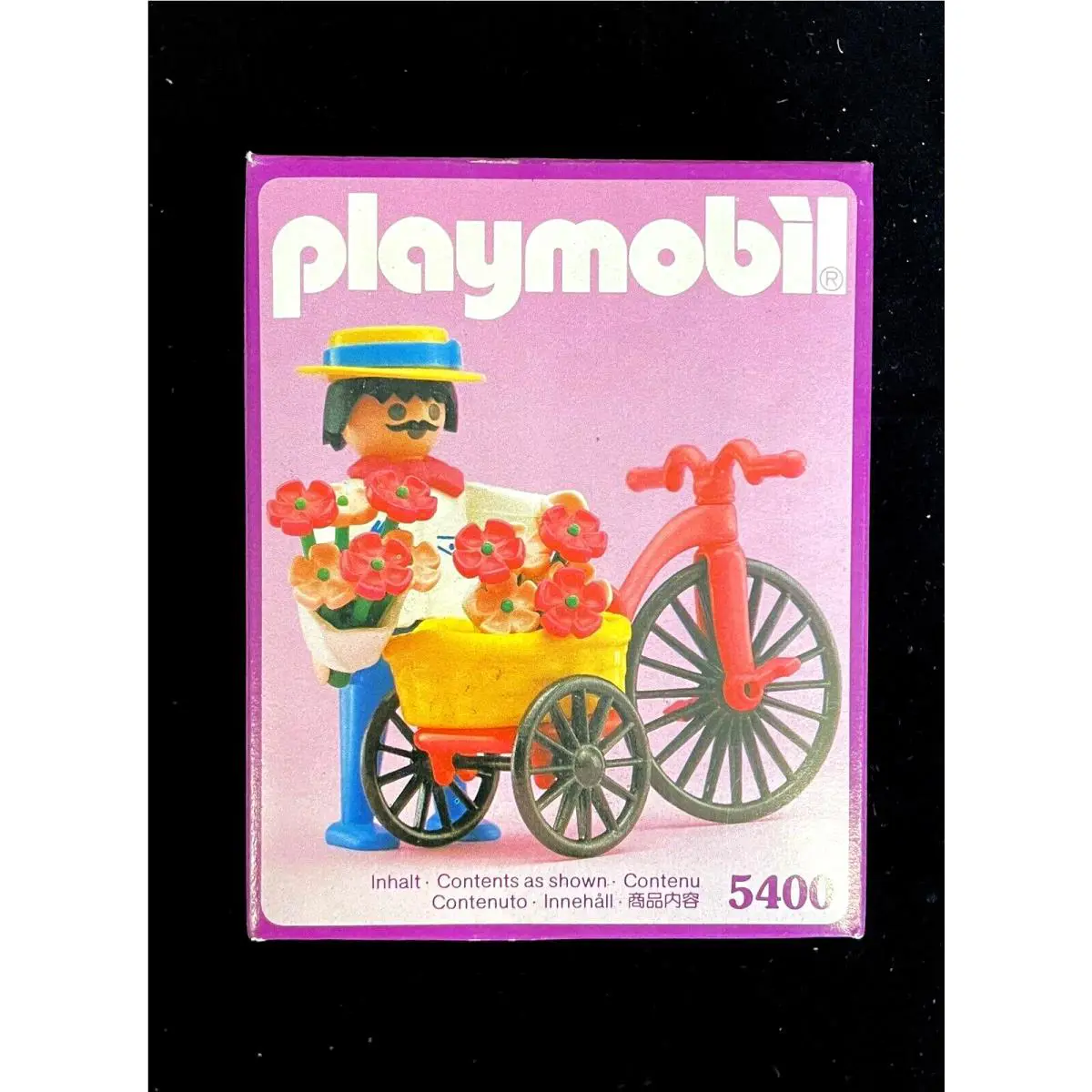 Playmobil 5400 - Victorian Flower Seller - Rare 1st Version Mib 1989