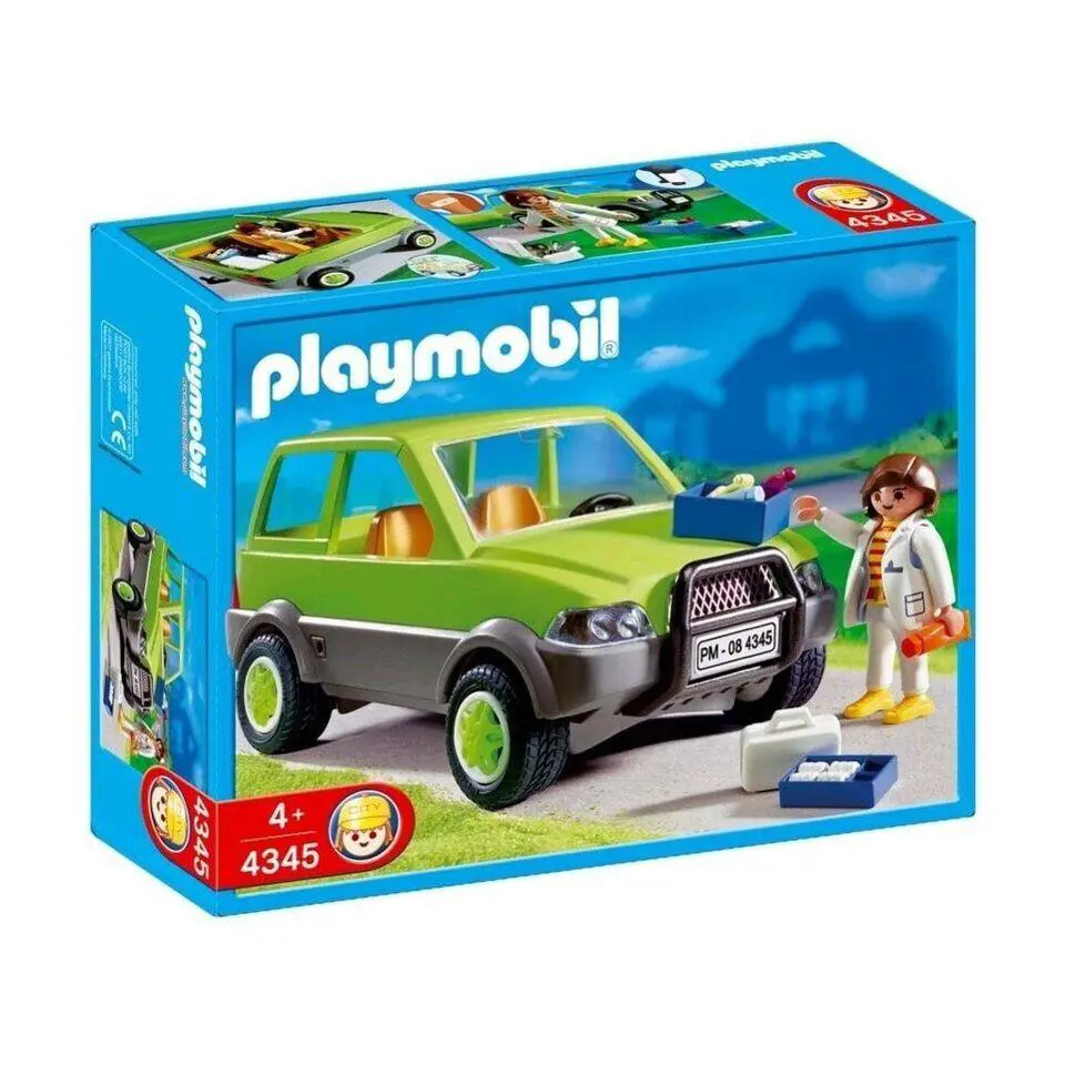 Playmobil 4345 Animal Clinic Vet with Car Veterinarian Figure Doctor Animal