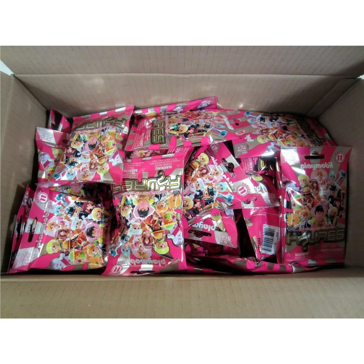 Playmobil 9147 Pink Girls Series 11 Mini Figure Case of 48 Mystery Blind Bags