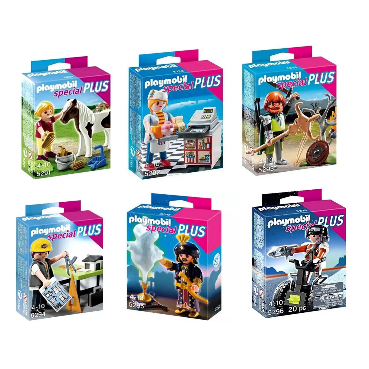 Playmobil 5291 5292 5293 5294 5295 5296 Special Plus Architect Celtic Warrior