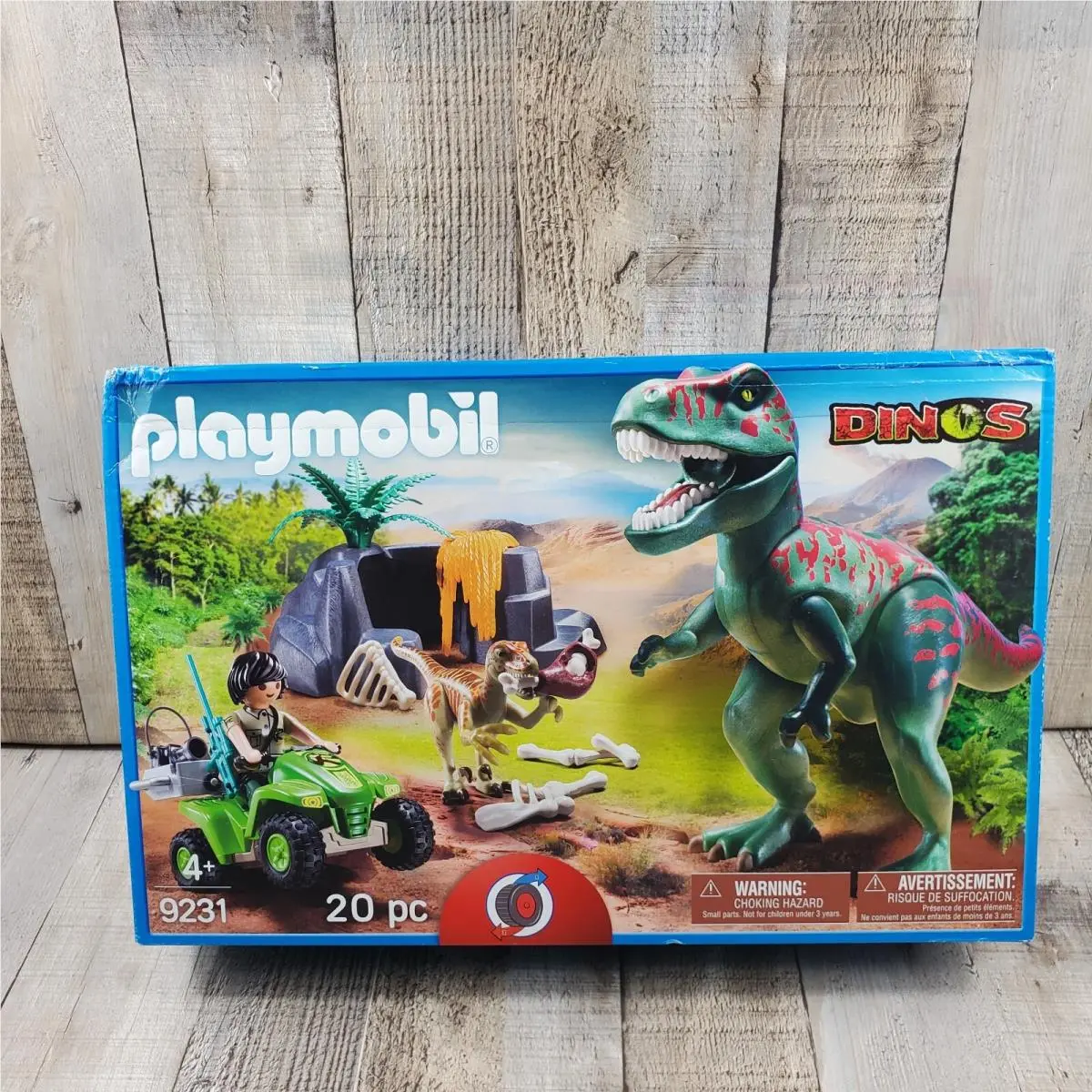 Playmobil 9231 Explorer Quad T-rex Dinosaur 2016 Tyrannosaurus Made In Germany
