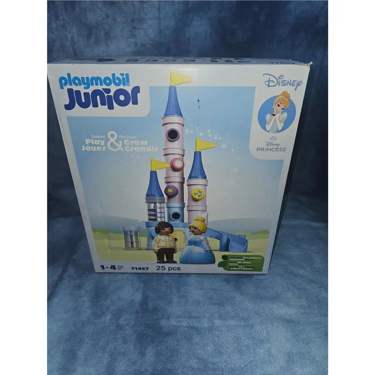 Playmobil 71457 Junior Disney Cinderella`s Castle Playset 25pcs