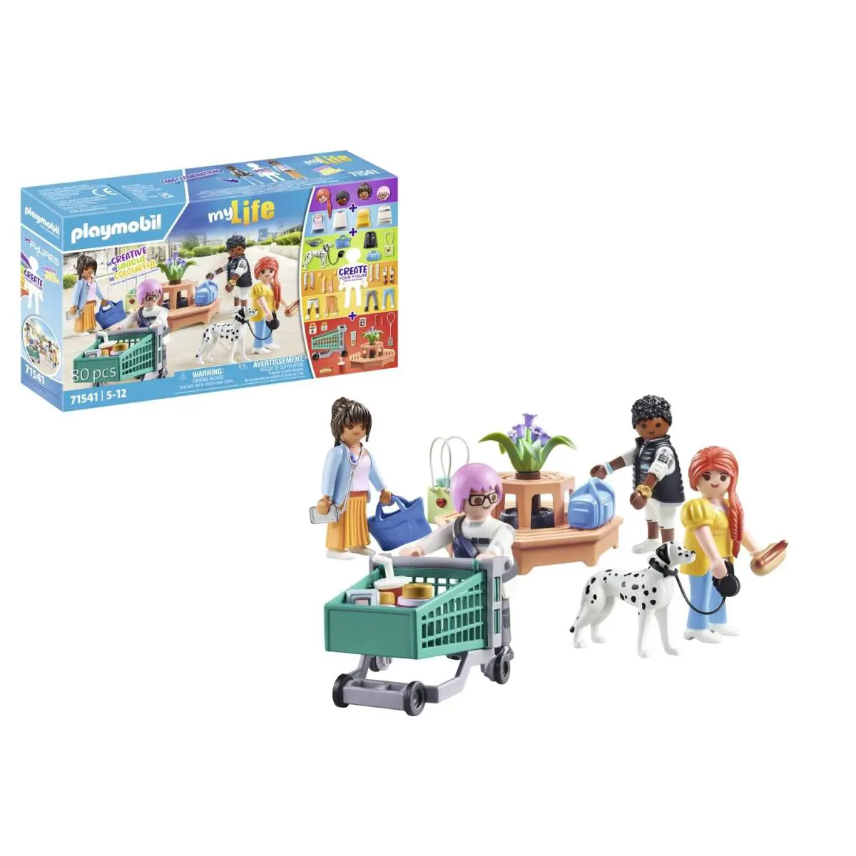 Playmobil Myfigures Shopping Playset 80 Pieces Create Your Own Style Fun