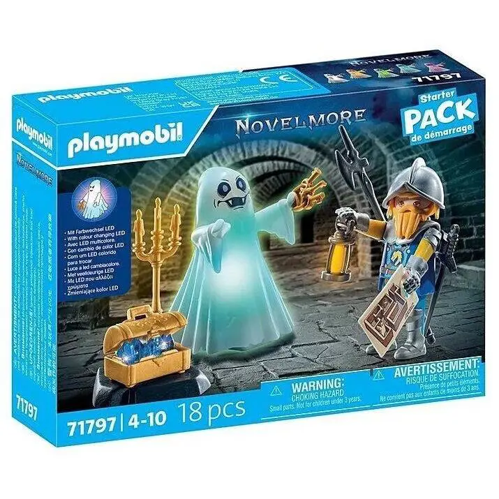 Playmobil 71797 Knight: Starter Pack Castle Ghost and Knight of Novelmor 18 Pcs