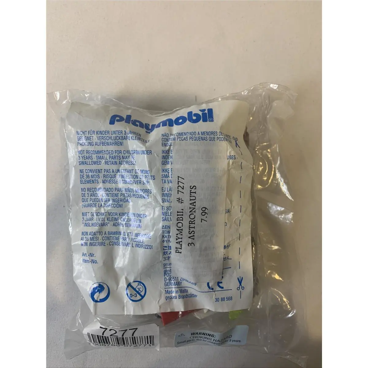 Vintage Playmobil 3 Astronauts 7277 Rare