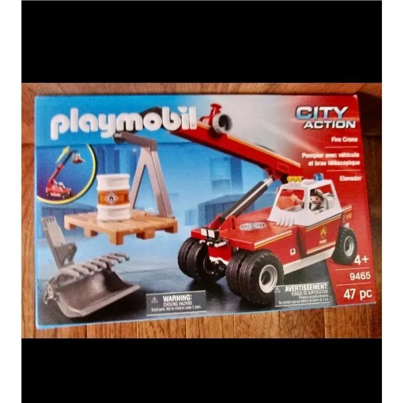 Playmobil 9465 Fire Crane Emergency Rescue Truck Unit U2