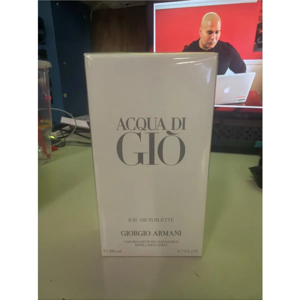 Acqua Di Gio Eau de Toilette Edt by Giorgio Armani 6.7 Fl. oz For Men - 