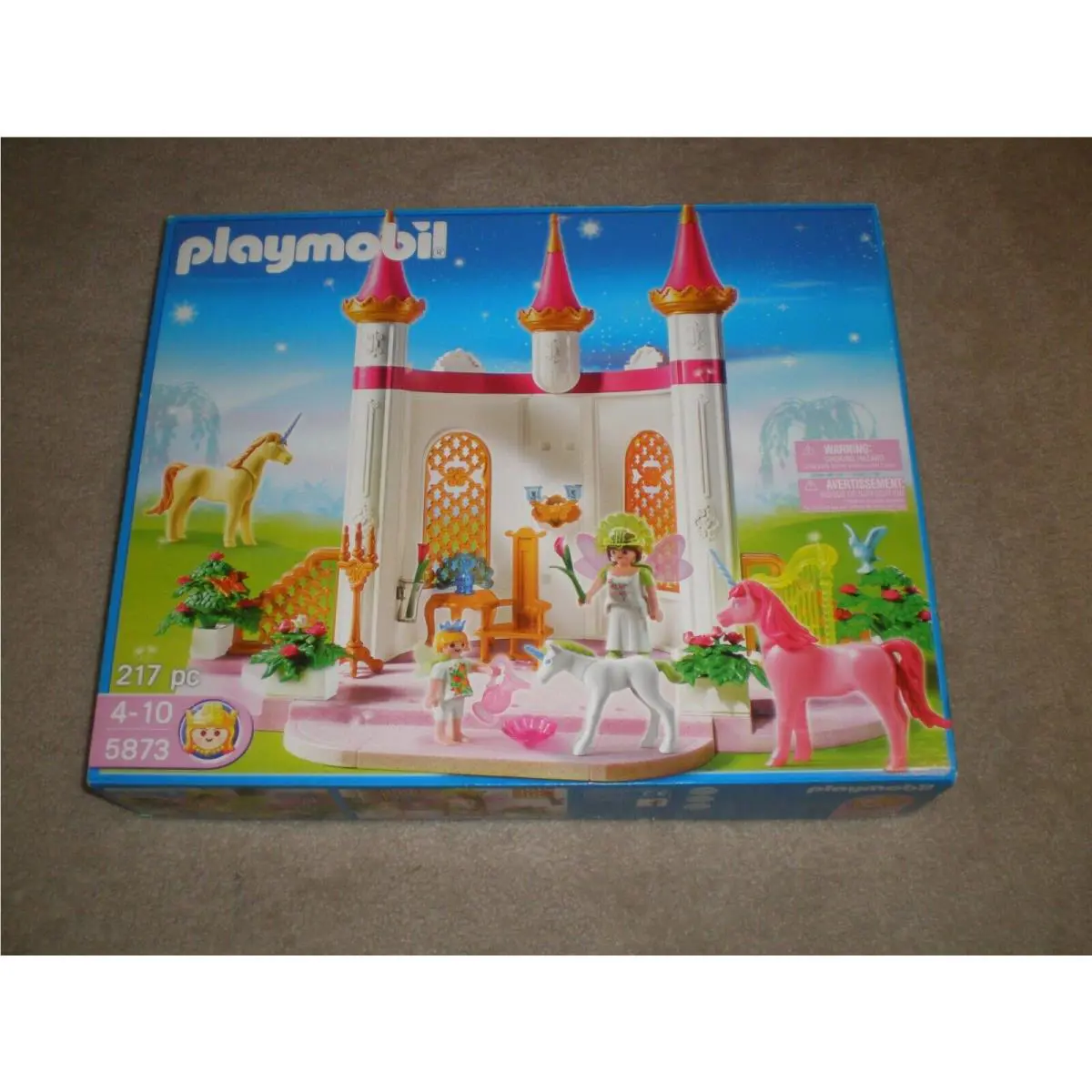 Playmobil 5873 Fairy Tale Unicorn Castle Palace Princess Retired