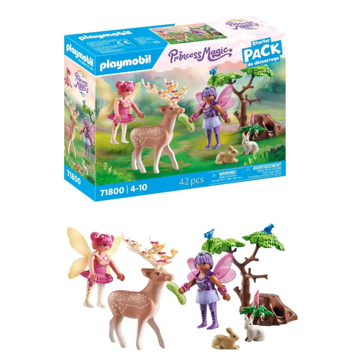 Playmobil Magical Adventures Fairies and Forest Animals Playset For Ages 4+