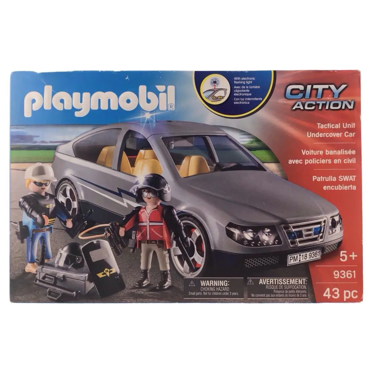 Playmobil 9361 City Action Tactical Unit Undercover Car 2012