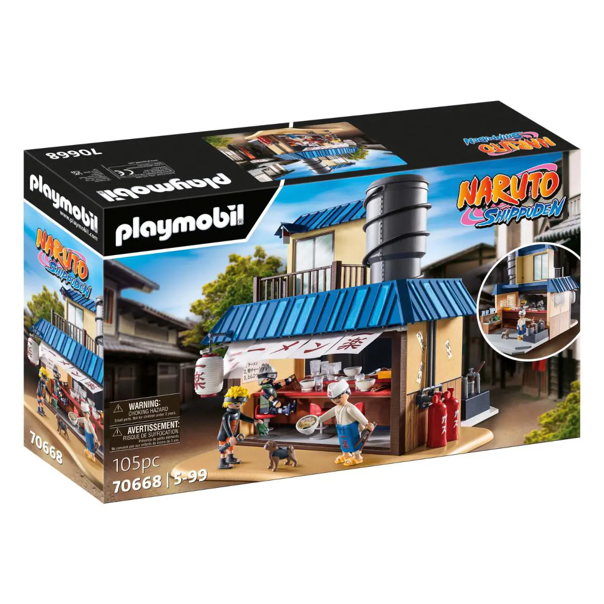 Playmobil Naruto: 70668 Ichiraku Ramenshop Mib/new
