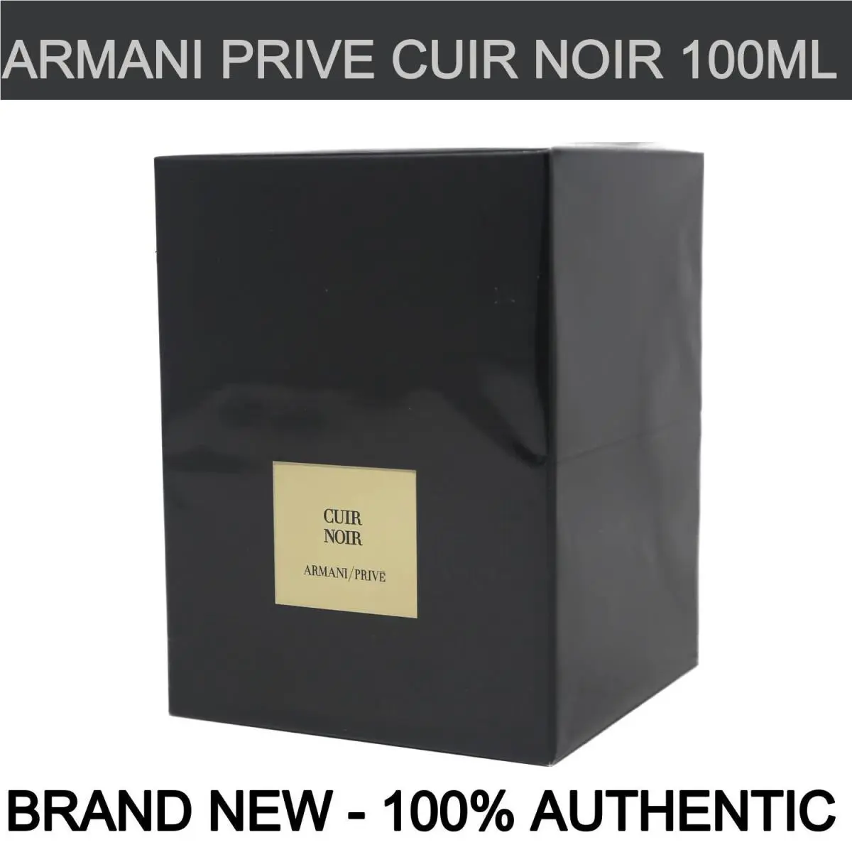 Giorgio Armani Cuir Noir Eau de Parfum Spray 3.4 oz Unisex