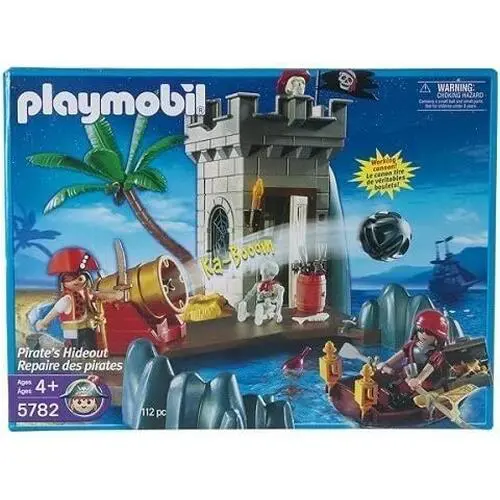 Playmobil 5782 Pirate`s Hideout Castle Cannon Set