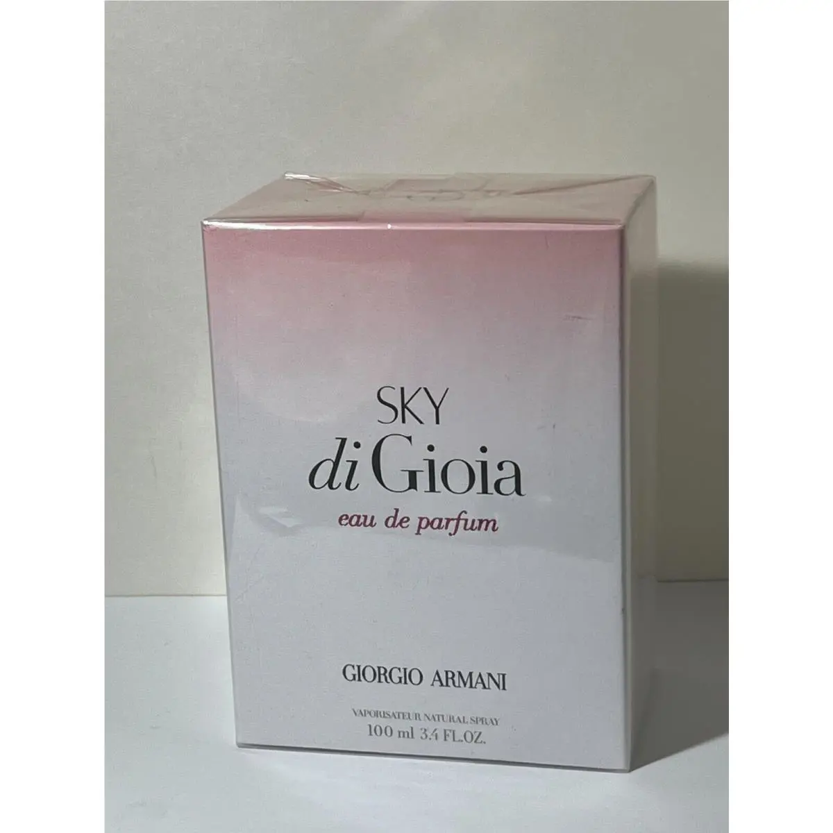 Giorgio Armani Sky Di Gioia Eau De Parfum Spray 3.4 oz Boxed