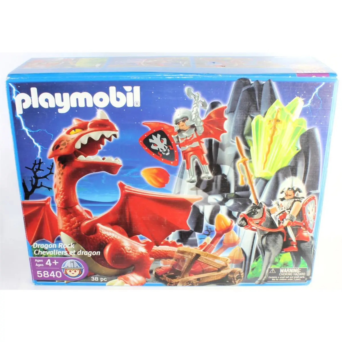 Playmobil 5840 Dragon Rock Playset with Knights Dragon and Catapult