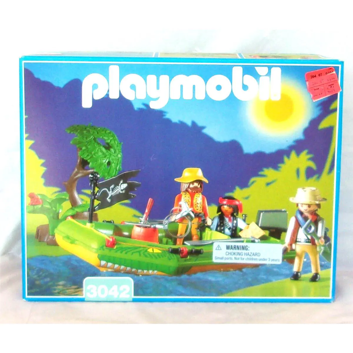 Vintage 1999 Playmobil 3042 Jungle Expedition River Raft