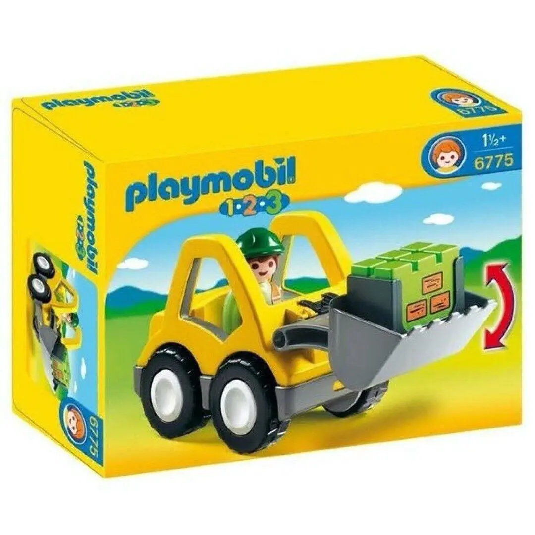 Playmobil 6775 Front Loader 1.2.3