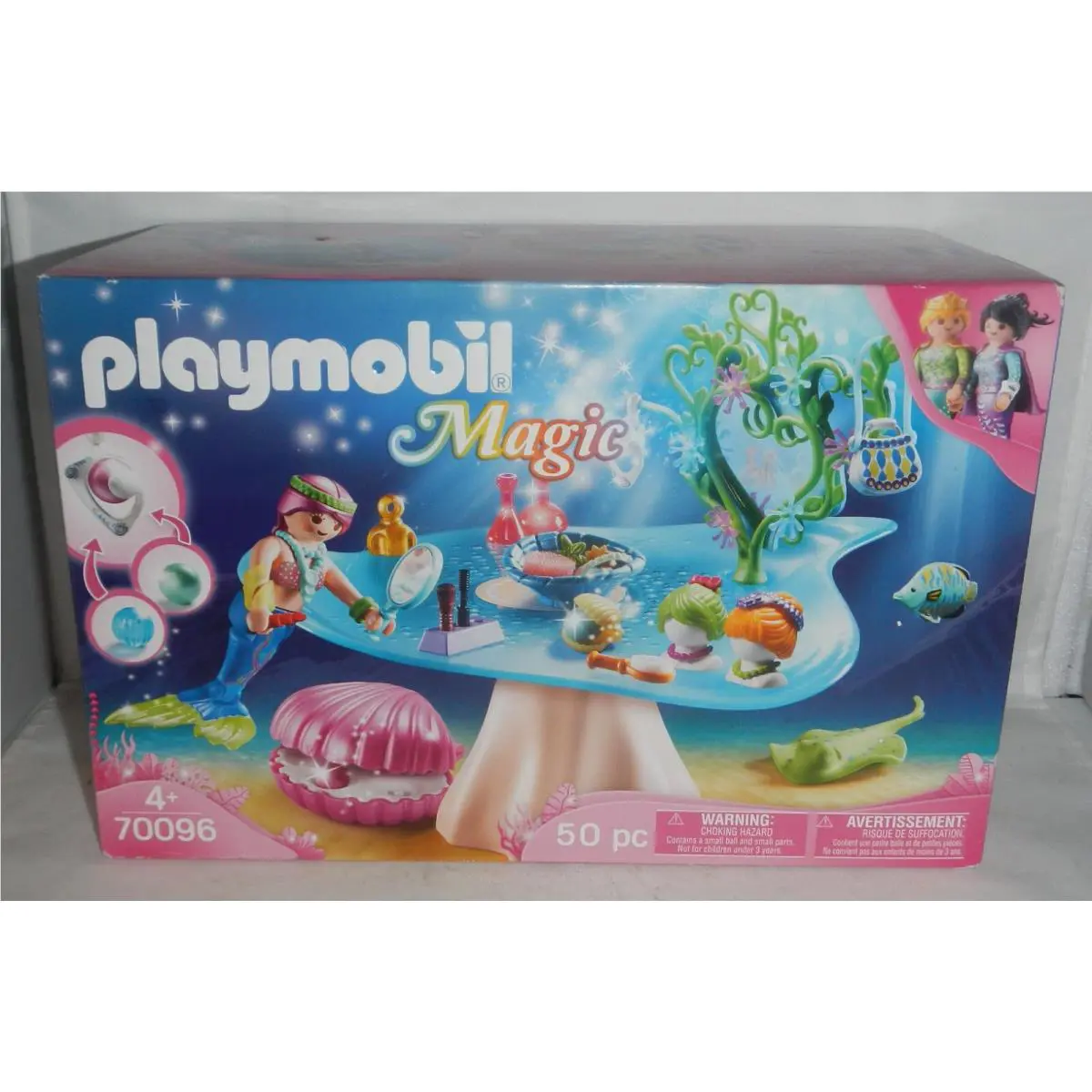 Playmobil Magic Mermaids Beauty Salon with Pearl Jewel Case Set 70096