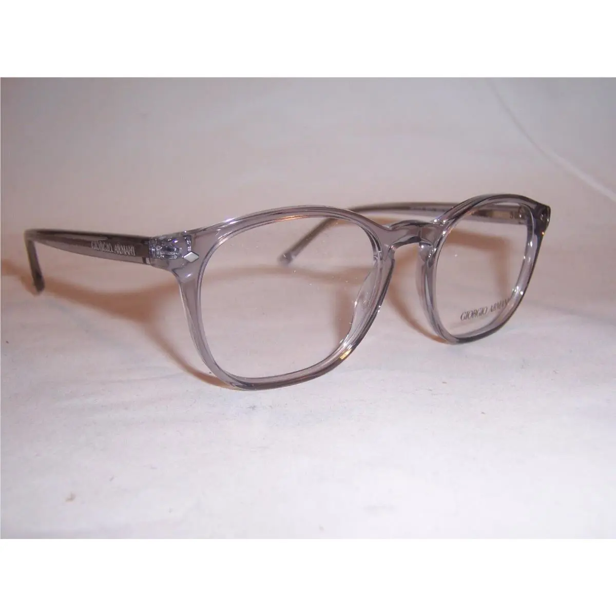 Giorgio Armani Eyeglasses AR 7074 6070 Transparent Gray 50mm RX