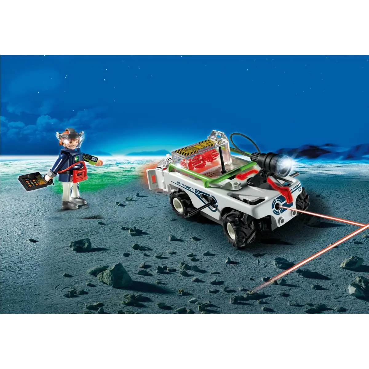 Playmobil - Explorer Quad w/ IR Knockout Canon: 5151