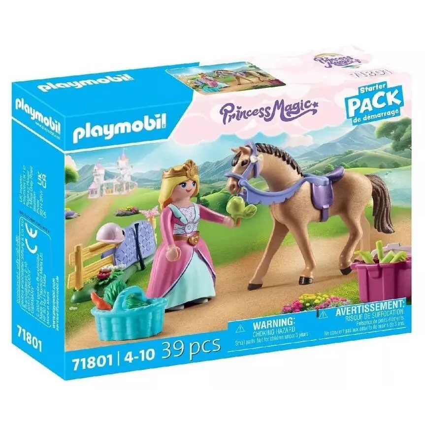 Playmobil 71801 Magic: Starter Pack Princess with Horse 39 Pcs Toy Building Kit