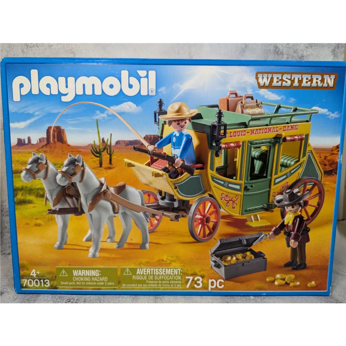 Boxed Playmobil 70013 Western: Western Carriage