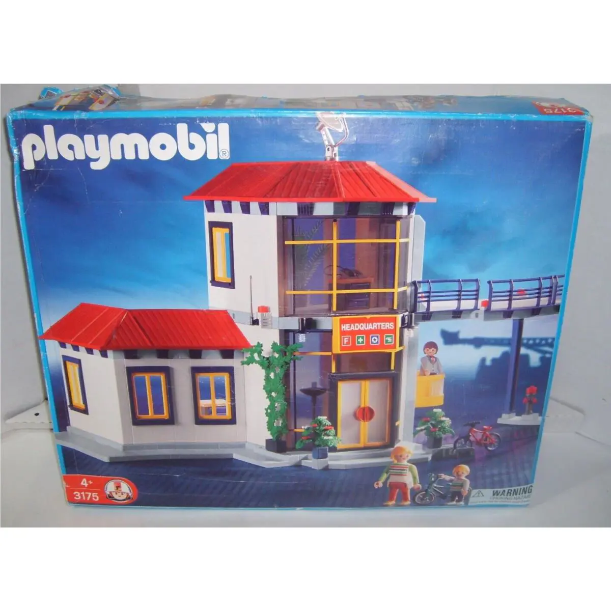 Playmobil 3175 Deluxe City Fire Rescue Station Playset IN The Box 2001