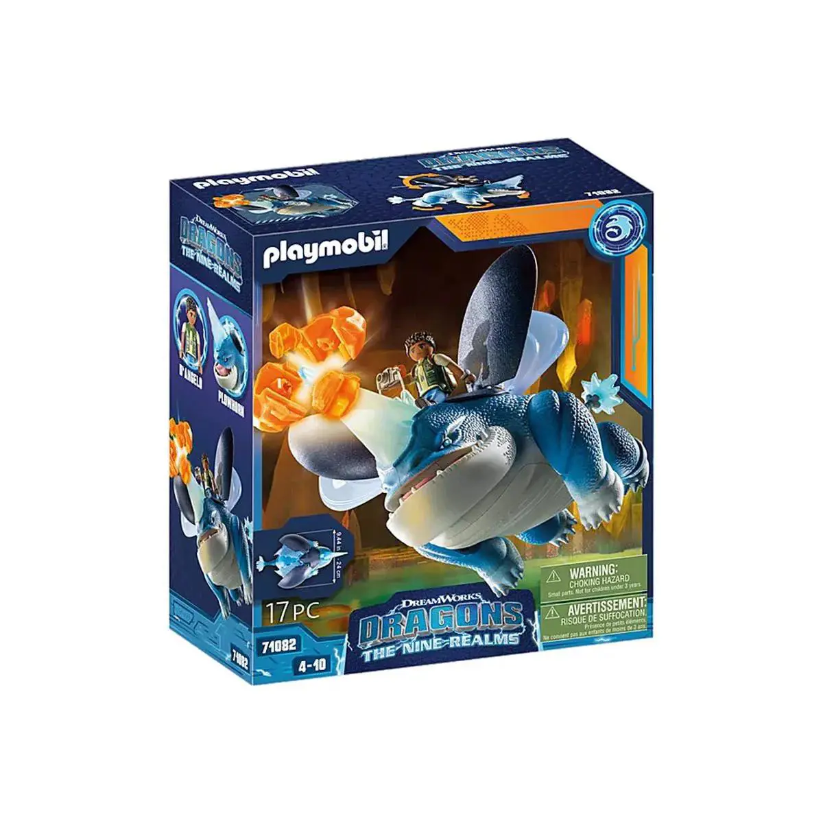 Playmobil 71082 Dragons Nine Realms: Plowhorn D`angelo