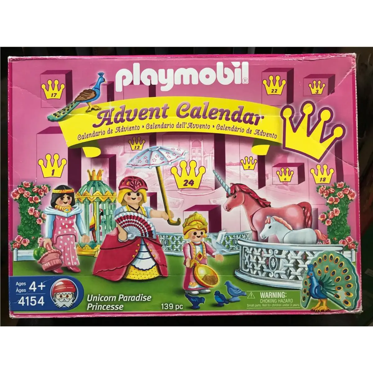 Playmobil 4154 Unicorn Paradise Princess Advent Calendar 139 Pieces