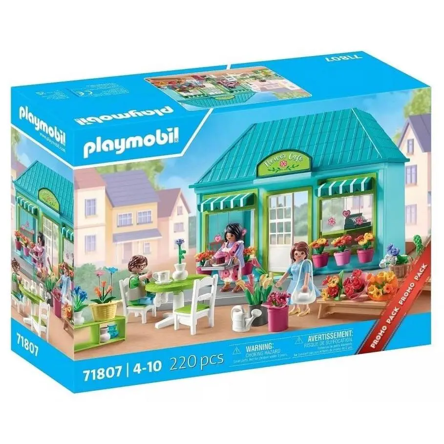 Playmobil 71807 My Life: Flower Cafe 220 Pcs Toy Building Kit