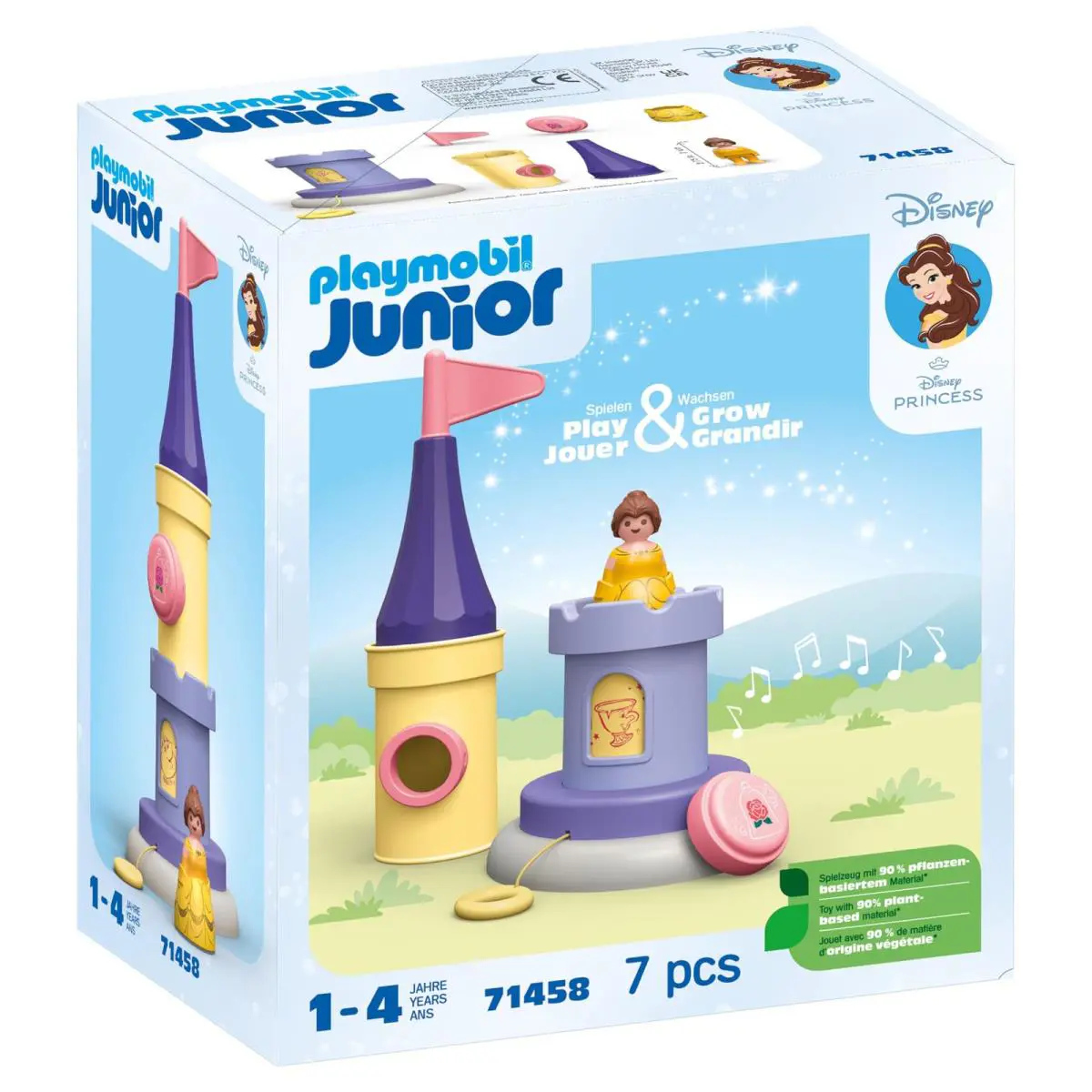 Playmobil Junior Disney Belle Music Box Playset Enchanted Dance Tower For Kids
