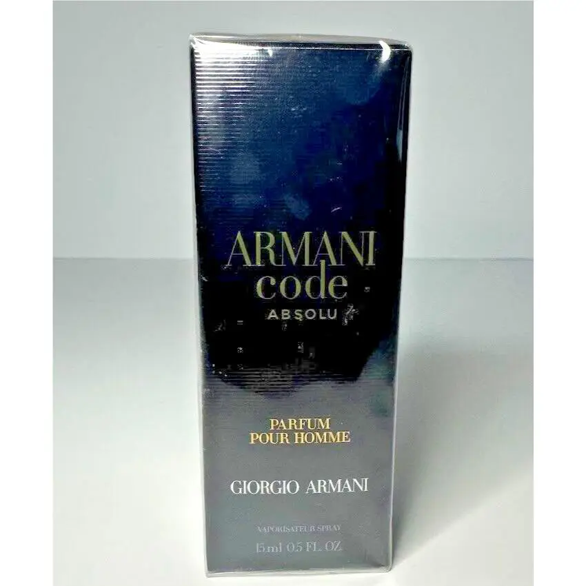 Armani Code Absolu by Giorgio Armani 0.5 oz/15 ml Parfum Pour Homme Travel Spray