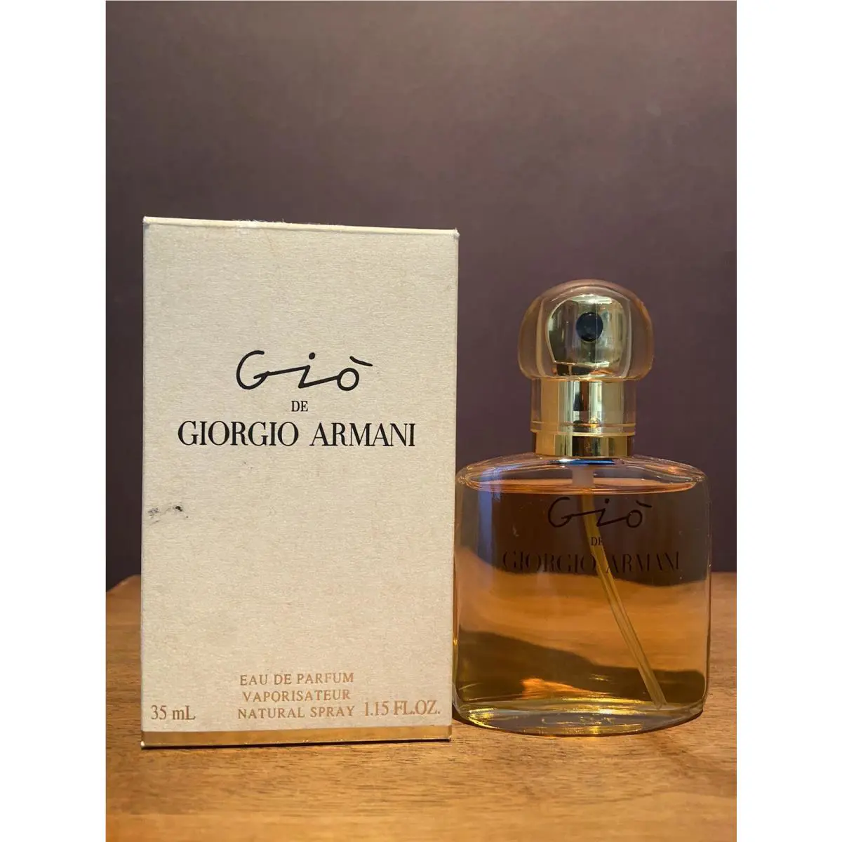 Vintage Gio DE Giorgio Armani 1.15 Fl. OZ /35 ml Eau de Parfum Spray