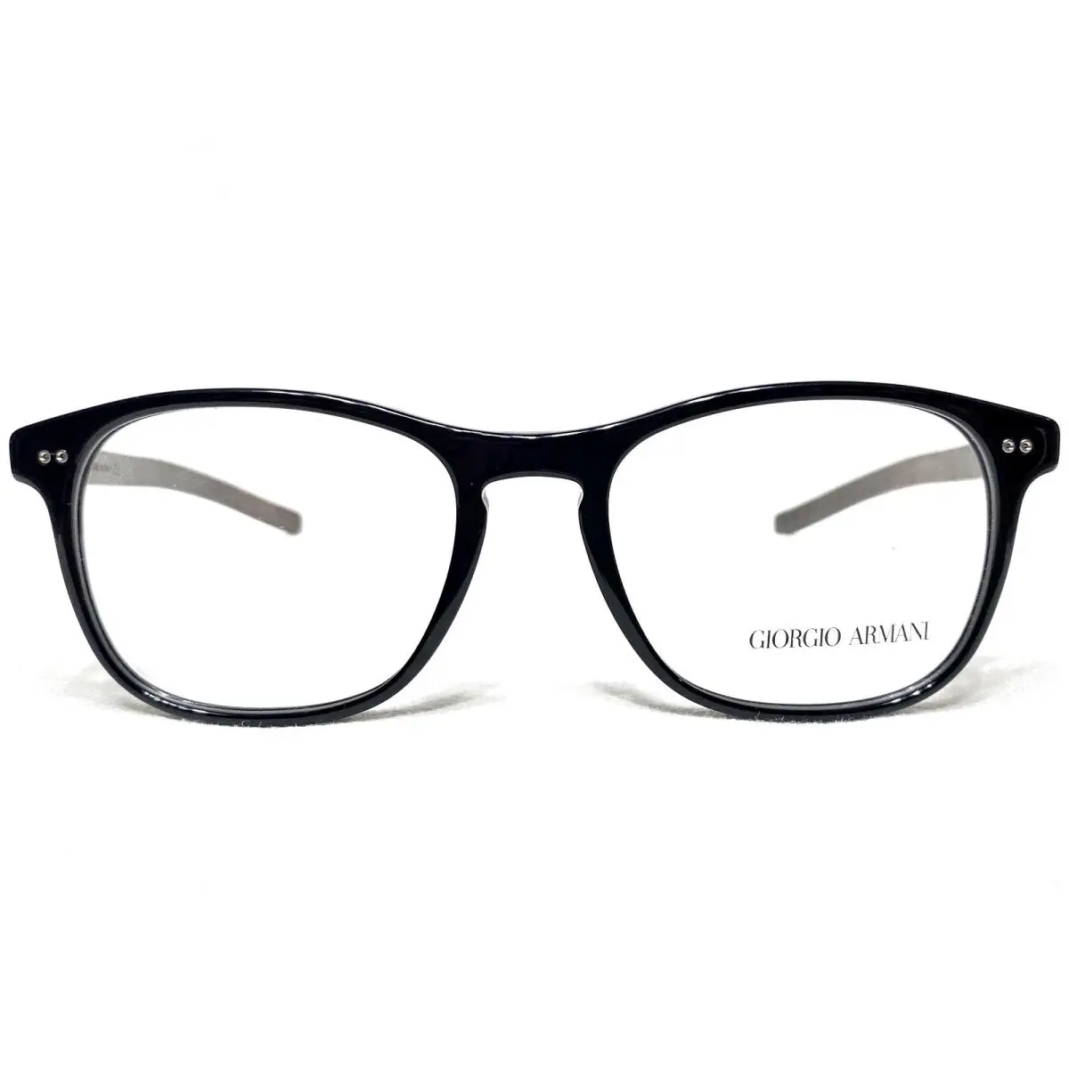 Giorgio Armani AR7080 5017 Mens Black Square Modern Eyeglasses Frames 51/18