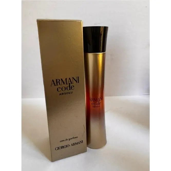 Armani Code Absolu By Giorgio Armani 2.5oz 75ml Eau de Parfum Women Damage Box