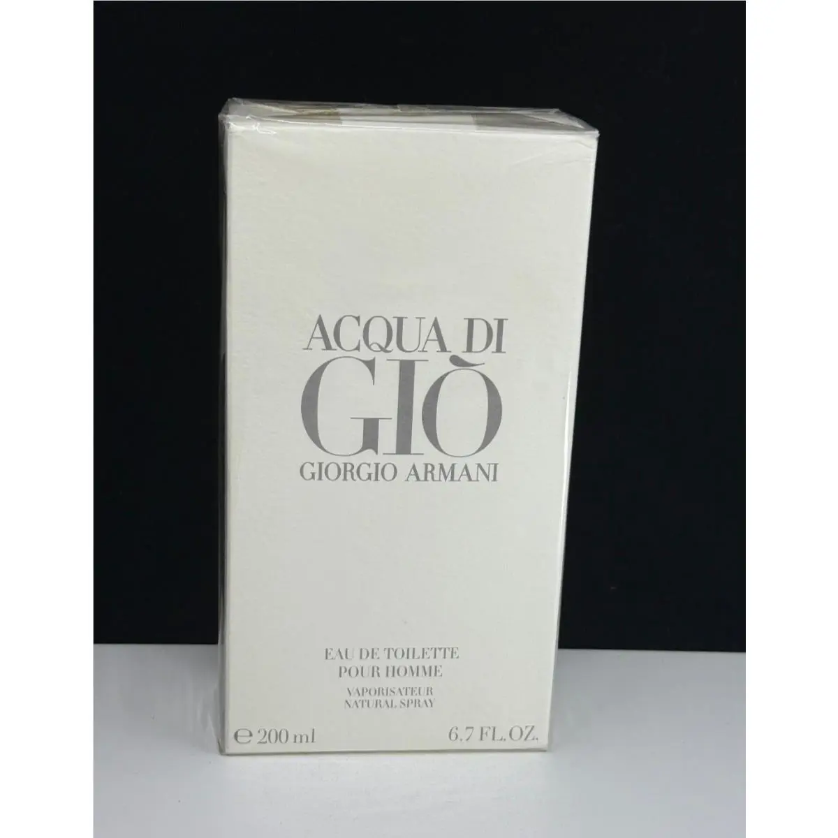 Giorgio Armani Acqua Di Gio Edt Pour Homme Vaporisateur Natural Spray 6.7oz