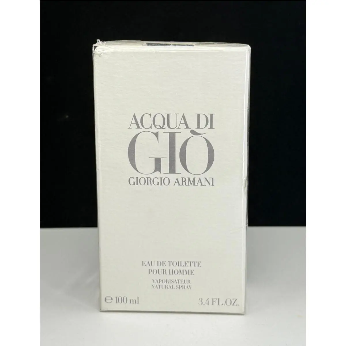 Acqua Di Gio Giorgio Armani Pour Homme Eau De Toilette 3.4 oz 2009 Edition