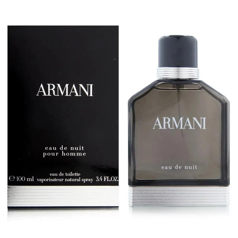 Armani Eau de Nuit by Giorgio Armani For Men 3.4 oz Edt Spray