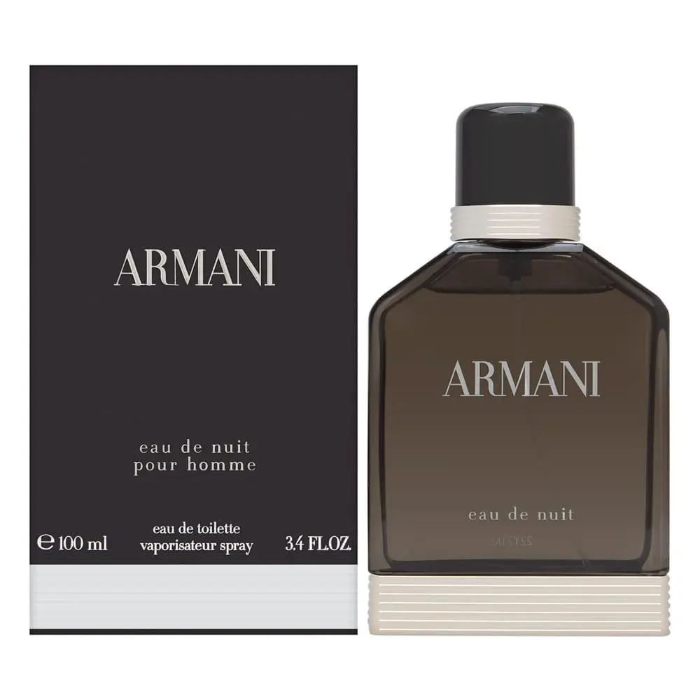 Armani Eau de Nuit by Giorgio Armani For Men 3.4 oz Edt Spray