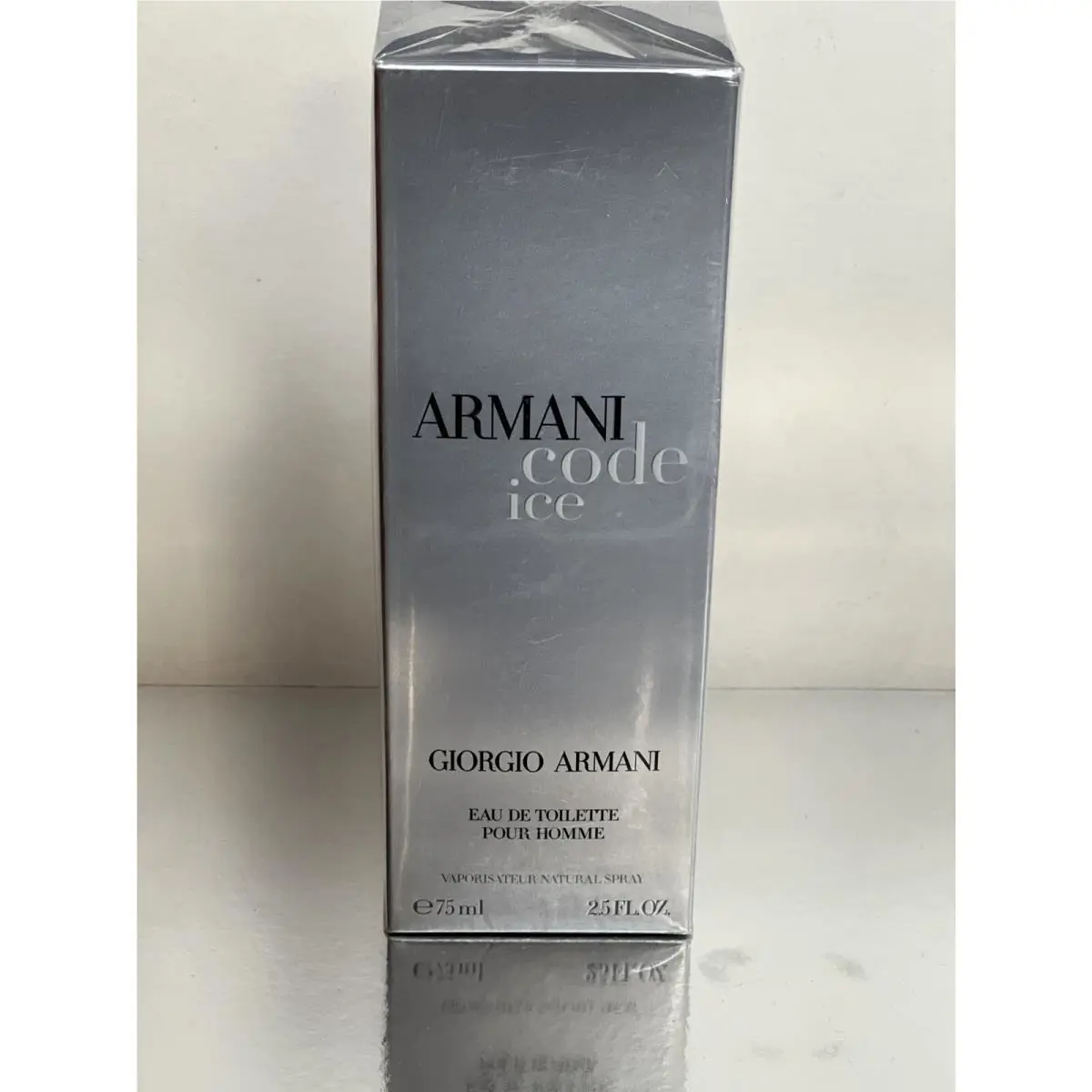 Armani Code Ice By Giorgio Armani Men 2.5 oz Edt Vintage