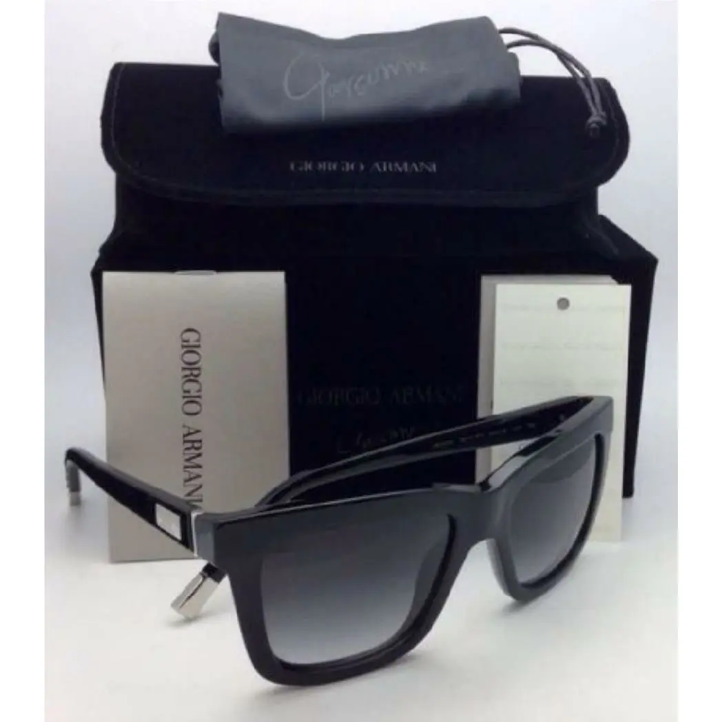 Giorgio Armani Sunglasses Garsonne AR 8024 5017/8G Black Frame w/ Velvet