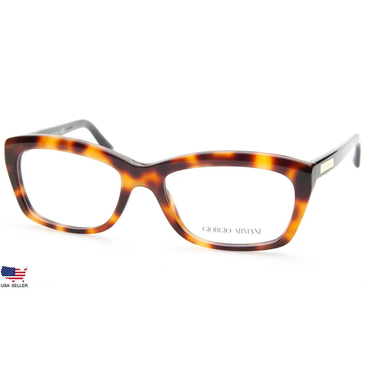 Giorgio Armani AR 7032 5022 Tortoise Eyeglasses Glasses 53-17-140mm Italy