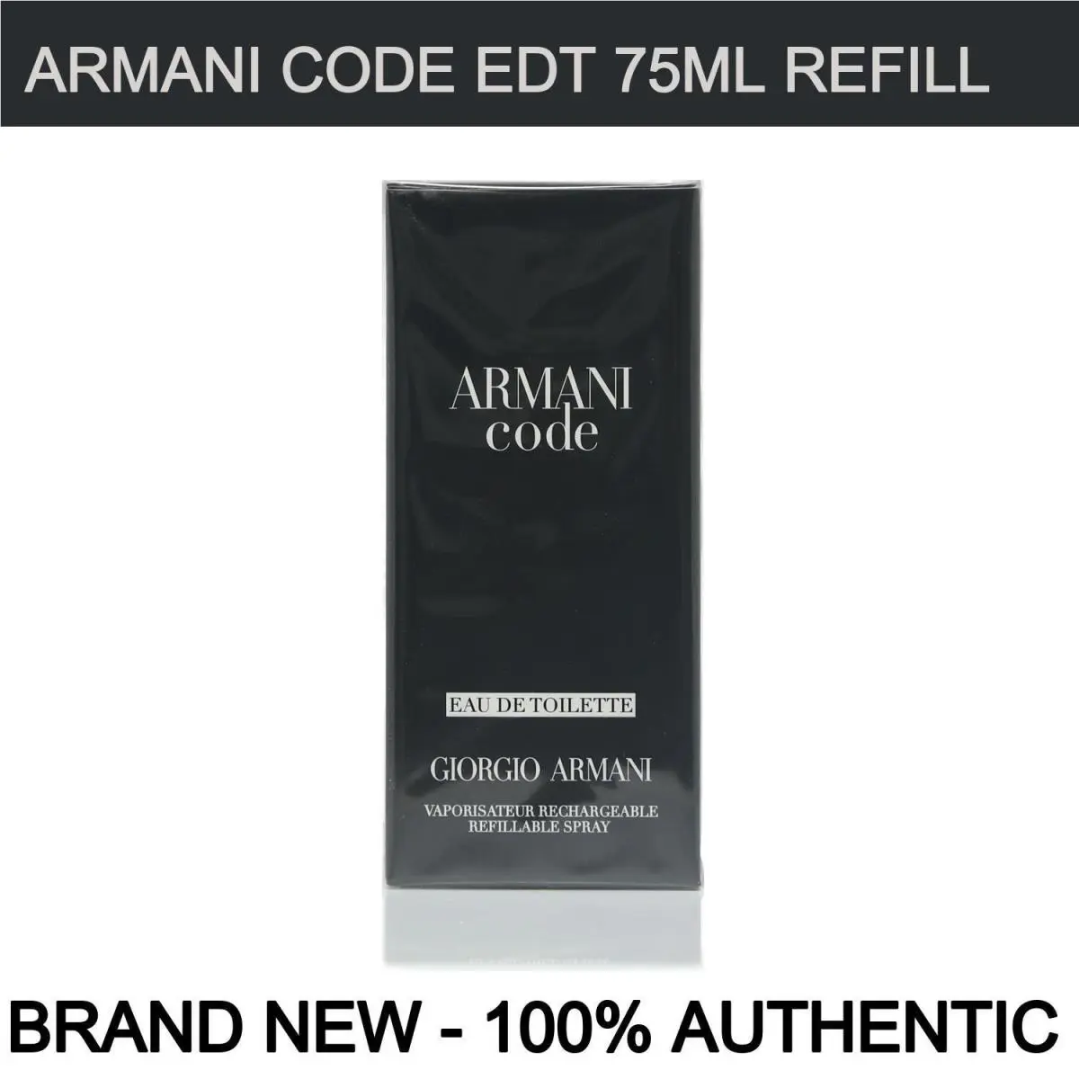 Giorgio Armani Armani Code Eau de Toilette For Men Refill 2.5oz