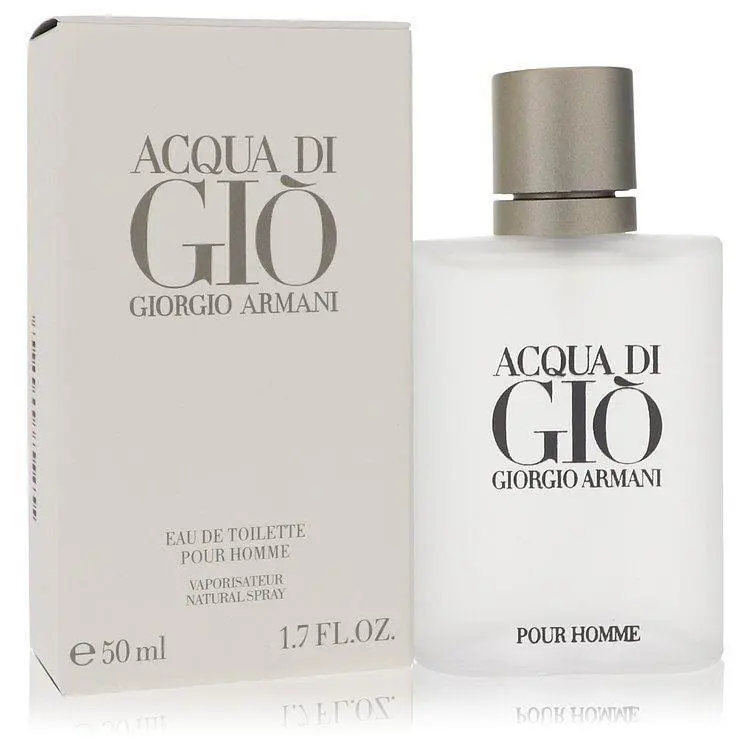 Acqua Di Gio by Giorgio Armani Box For Men 1.6 Oz Eau De Toilette Spray