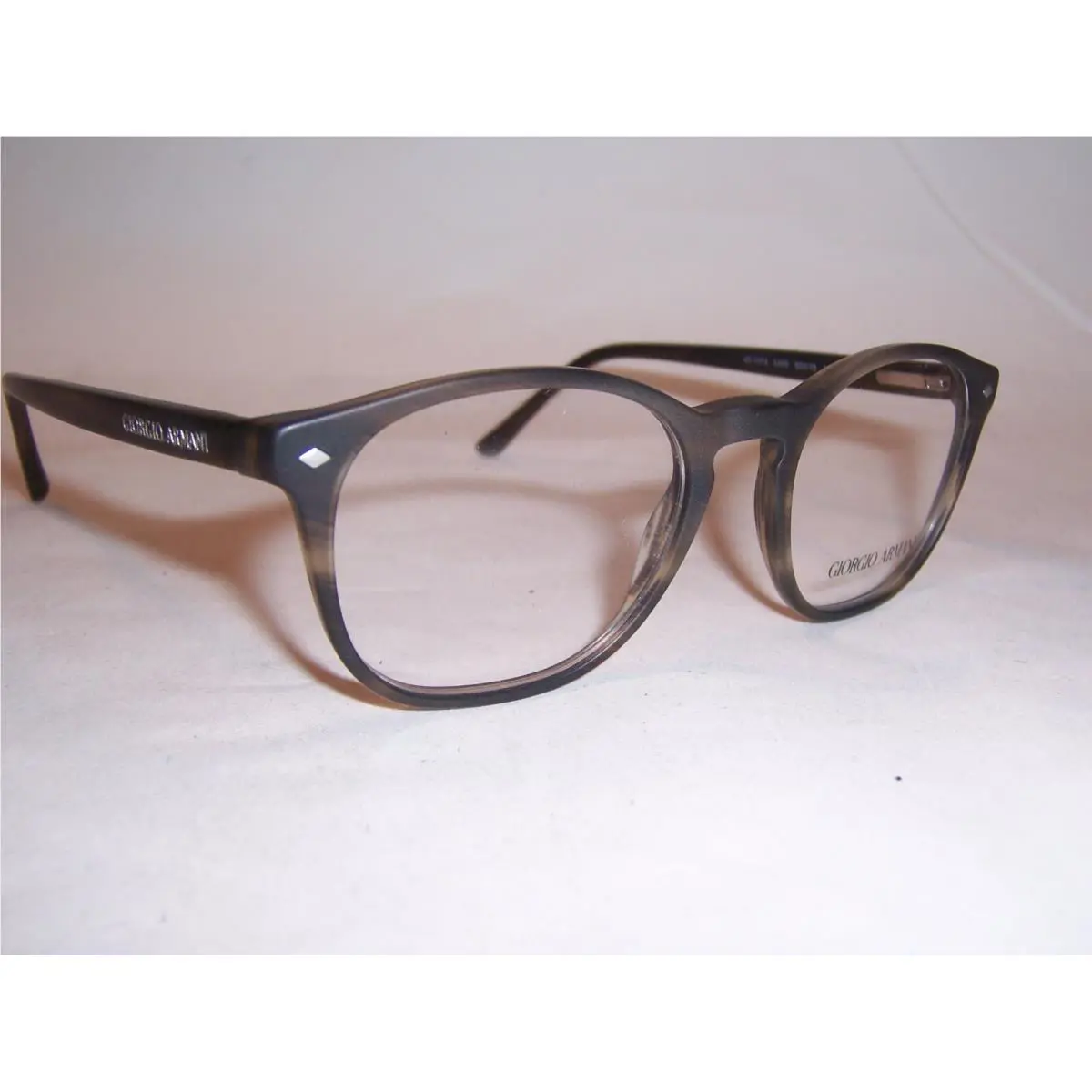 Giorgio Armani Eyeglasses AR 7074 5405 Striped Brown 50mm RX