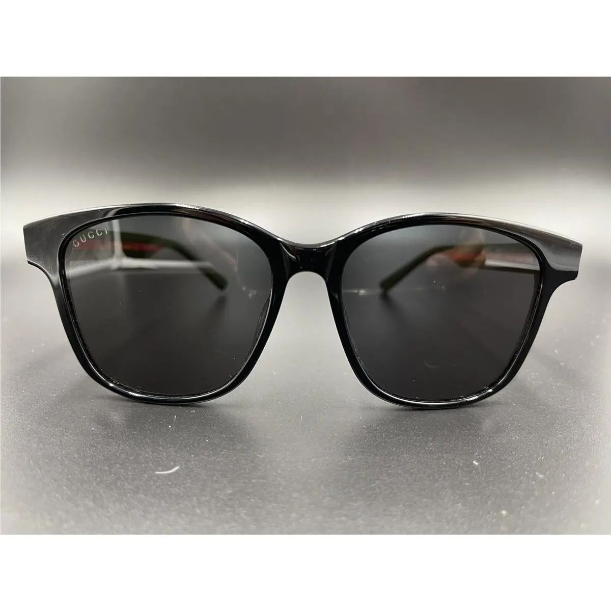 GG0417S 001 Black/green/red Blk Lens 56-17 Sunglasses Italy by Gucci